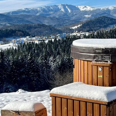 Domek alpejski Ovis Homes I Gorąca Balia - Widok Na Góry - 8 Osób - Komfortowy Zawoja